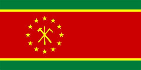 Flag of the Democratic People's Republic of Circassia/Adygea : vexillology