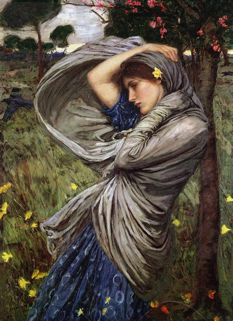 Boreas #1 Painting by John William Waterhouse - Fine Art America