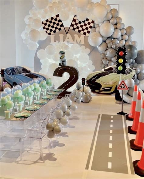 2nd Birthday Party For Boys, Hot Wheels Birthday, Second Birthday Ideas ...