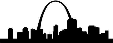 Silhouette: Gateway Arch - Silhouettes vectoriel