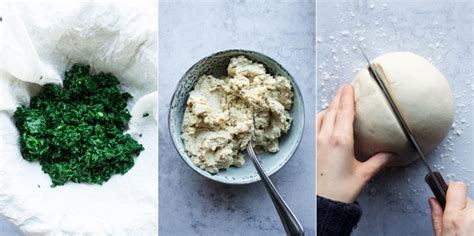 Vegan spinach and ricotta pierogi - Lazy Cat Kitchen