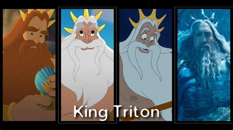 King Triton Evolution (1989-2023) | The Little Mermaid - YouTube