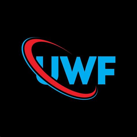 UWF logo. UWF letter. UWF letter logo design. Initials UWF logo linked with circle and uppercase ...