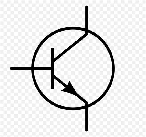 Electronic Symbol Bipolar Junction Transistor NPN PNP Tranzistor, PNG, 768x768px, Electronic ...