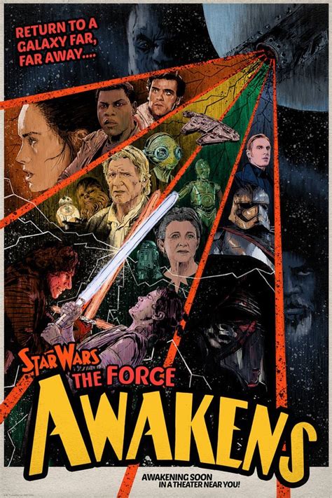 STAR WARS ART NOW — Star Wars Sequel Trilogy posters by J.J. Lendl