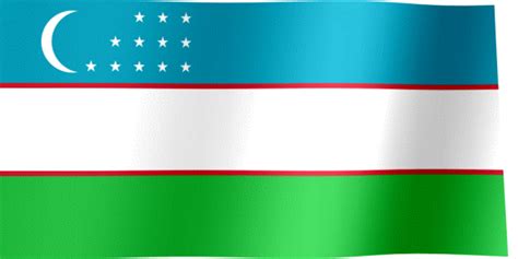 Uzbekistan Flag GIF | All Waving Flags