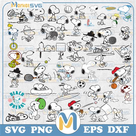 360 Files Snoopy Svg, Snoopy Bundle, Peanuts Svg, Peanuts Di - Inspire ...