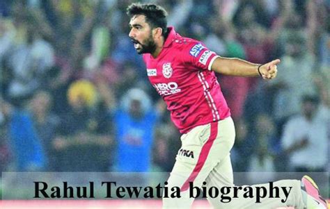 Rahul Tewatia cricketer, batting, IPL, wife, family, age, height, and more