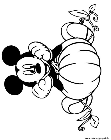 Minnie And Mickey Halloween Coloring Pages - coloring.edu.pl