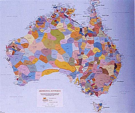 Indigenous Australia Map