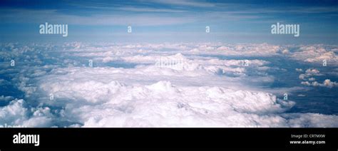 Clouds, horizon and blue sky Stock Photo - Alamy