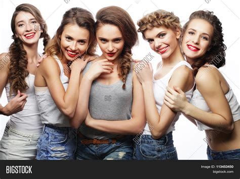 Group Five Girls Image & Photo (Free Trial) | Bigstock