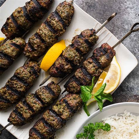 Kafta Kabob (Ground Beef Kabobs) + Video | Silk Road Recipes