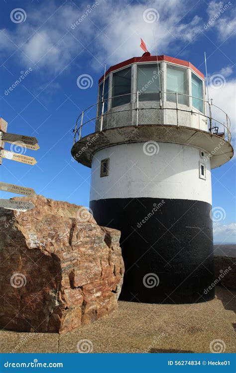 Lighthouse of Cape of Good Hope in South Africa Stock Photo - Image of ...