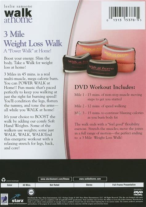 Leslie Sansone: Walk At Home - 3 Mile Weight Loss Walk (DVD 2007) | DVD ...