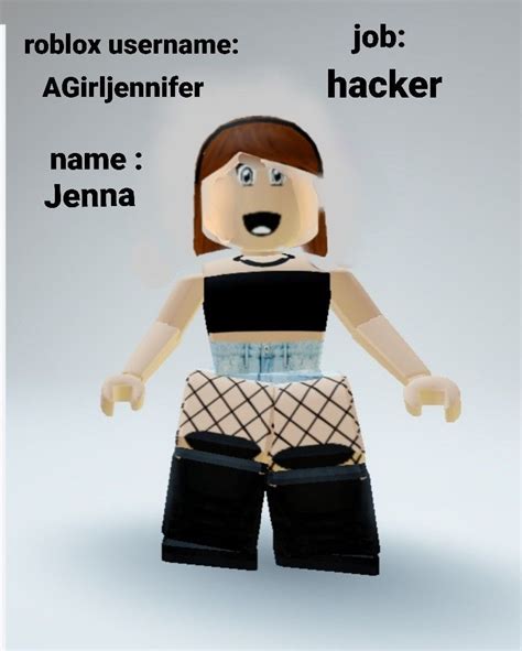 # stay safe from roblox hackers like jenna !!! Pelo Popular, Roblox ...