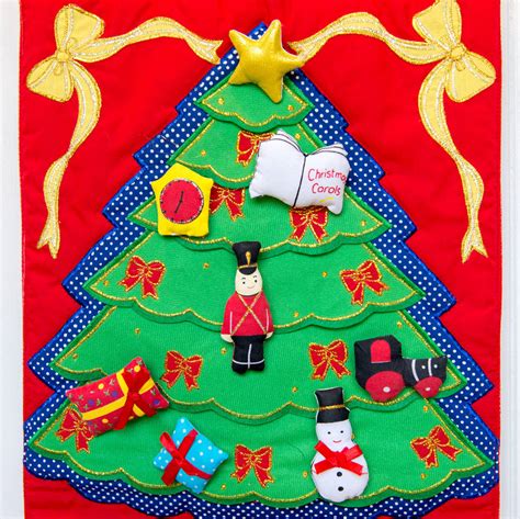 christmas tree fabric advent calendar by jolly fine ...