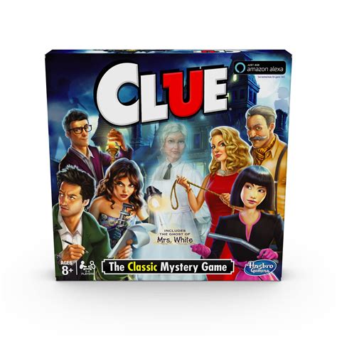 Buy Hasbro Gaming Clue Game Ghost of Mrs. White, Mystery Board Game ...