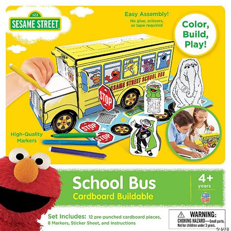 MasterPieces Sesame Street School Bus | Oriental Trading