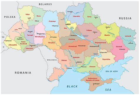 Ukraine Maps & Facts | Ukraine, Map, Europe map