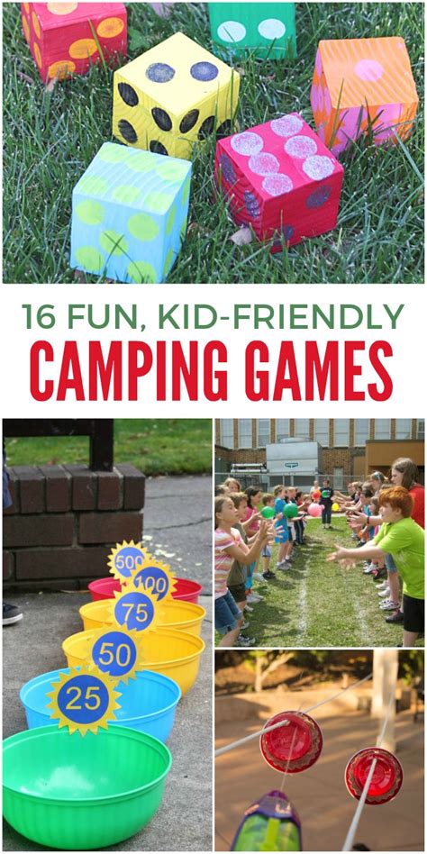 16 of the Funnest Camping Games for Kids