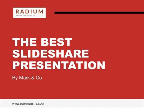 The Best Slideshare Presentation Template