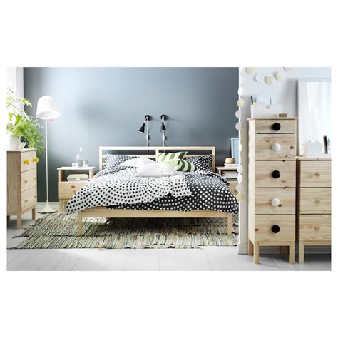 TARVA bed frame, pine, Queen - IKEA