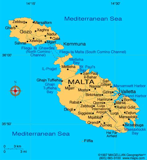 [ map of Malta ]