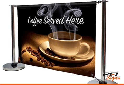 Printed Cafe Banners to transform outdoor spaces | BEL Signs