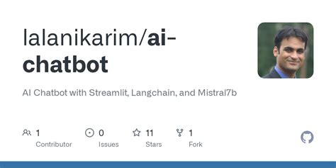 GitHub - lalanikarim/ai-chatbot: AI Chatbot with Streamlit, Langchain ...