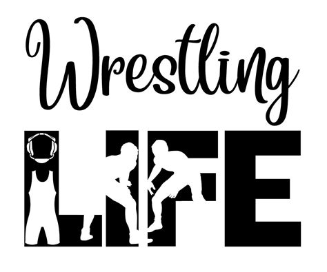 Free Wrestling LIFE SVG File - The Crafty Crafter Club