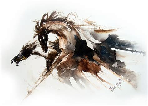 Horse paintings on Behance