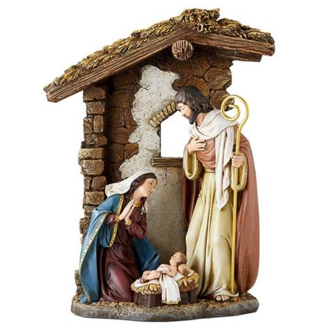 10" Bethlehem Stable Statue