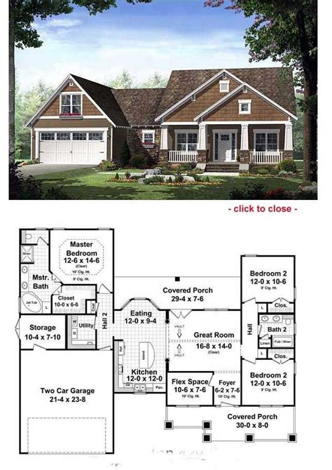 Great Style 31+ American Craftsman House Plans