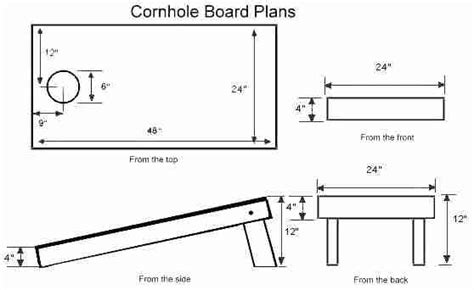 Washers Game Board Dimensions | Bruin Blog