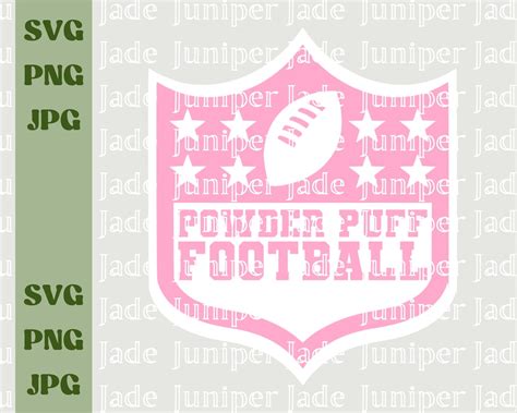 Football SVG Powder Puff Football Shirts Powder (Download Now) - Etsy