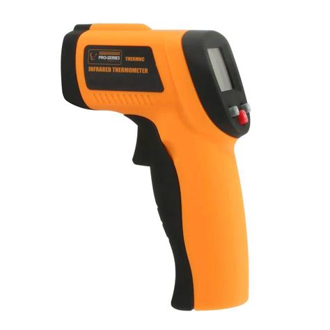 PRO-SERIES Non Contact Infrared Thermometer with Laser Sighting, 12:1 Spot-THERMNC - The Home Depot