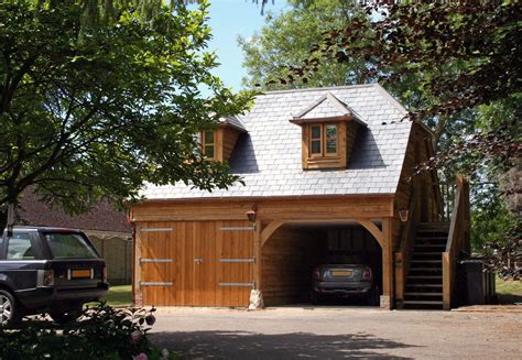 Oak Framed Garages | Oak Timber Garages | Hartwood Oak Buildings ...