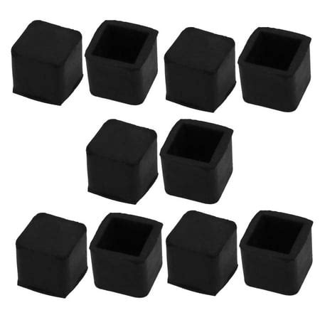 10Pcs Furniture Table Chair Square Rubber Leg Tip Cap 15mm x 15mm - Walmart.com