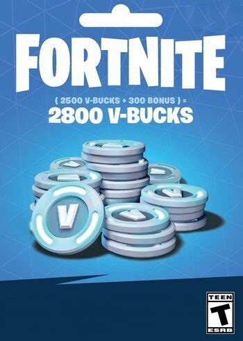 Compra Fortnite 2800 V-Bucks gift card Key! | ENEBA