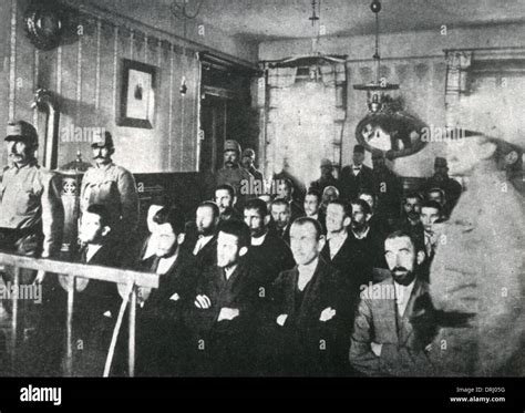 Scene at the trial of Gavrilo Princip and others Stock Photo: 66163484 ...