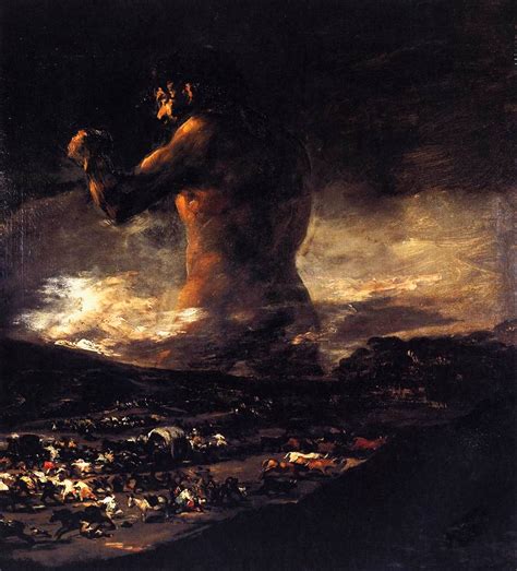 The Colossus - Francisco Goya - WikiPaintings.org