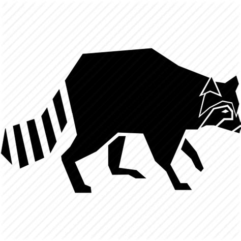 Raccoon Silhouette Vector at Vectorified.com | Collection of Raccoon Silhouette Vector free for ...