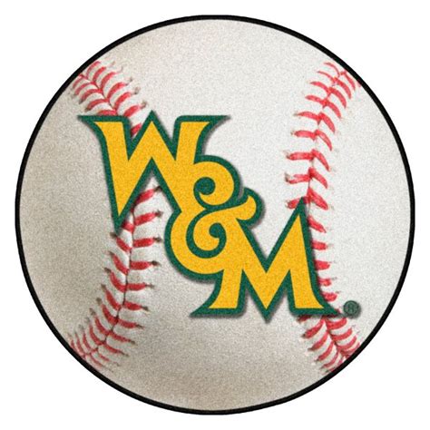 FanMats® 3520 - College of William & Mary 27" Dia Nylon Face Baseball ...