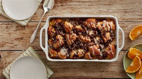 Sausage Cinnamon Roll Breakfast Casserole | Jimmy Dean® Brand