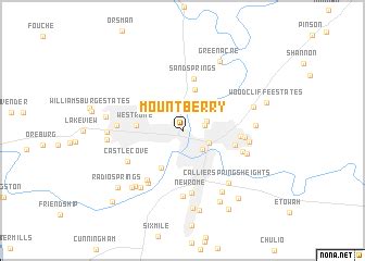 Mount Berry (United States - USA) map - nona.net