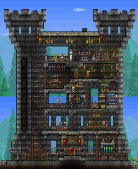 11 Terraria castle ideas | terraria castle, terraria house ideas ...