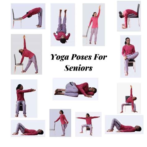 Printable Yoga Poses For Seniors