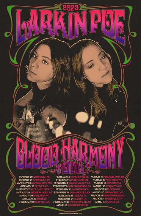 Larkin Poe on Twitter: "Y’all the Blood Harmony tour kicks off in less 👏 than 👏 a 👏 week. We’re ...