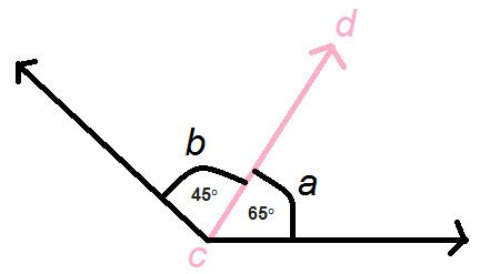 Observe the following diagram and check is it a linear pair at Algebra Den